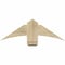 Ekena Millwork Bellingham Rough Sawn Timber Gable Bracket, Douglas Fir, 36"W x 12"H x 2"D x 6"F, 8/12 Pitch GBW036X12X0206BEL00RDF - alternate 1